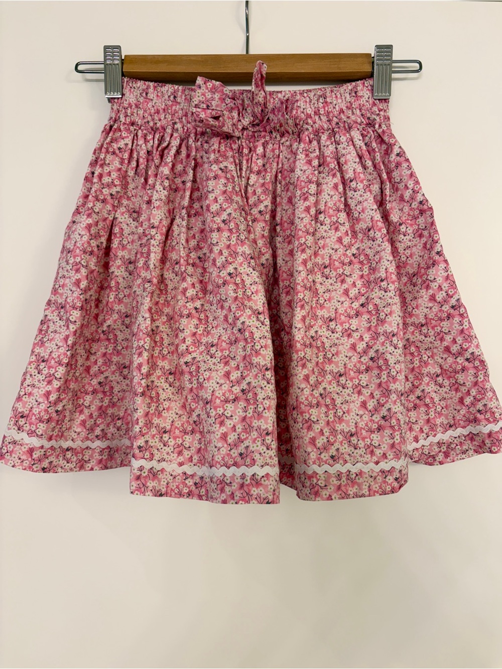 Trotters of London Pink Liberty Floral Girls' Skirt